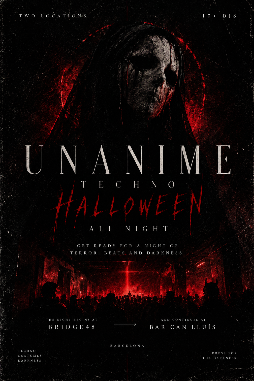 UNÁNIME TECHNO HALLOWEEN NIGHT