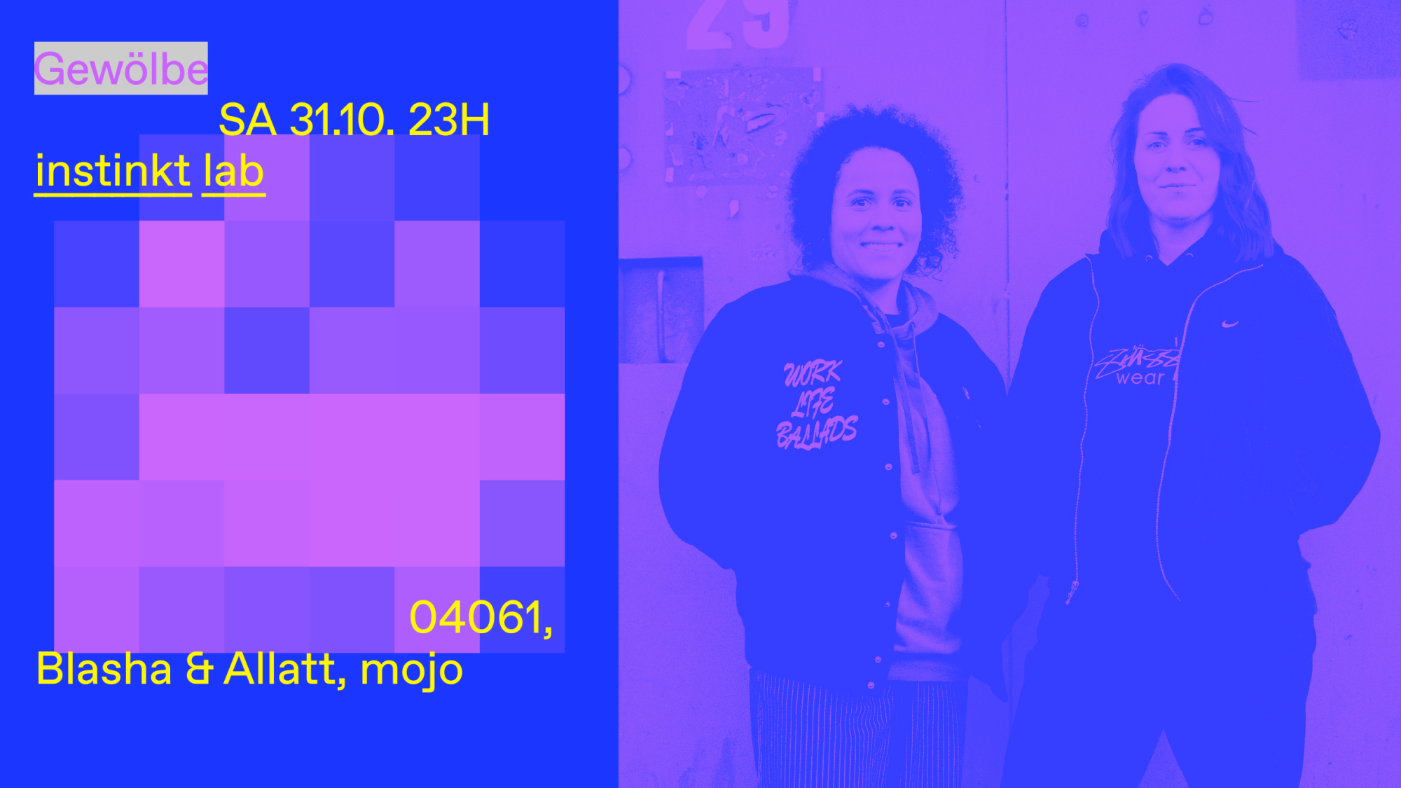 instinkt lab with 04061, Blasha & Allatt, mojo