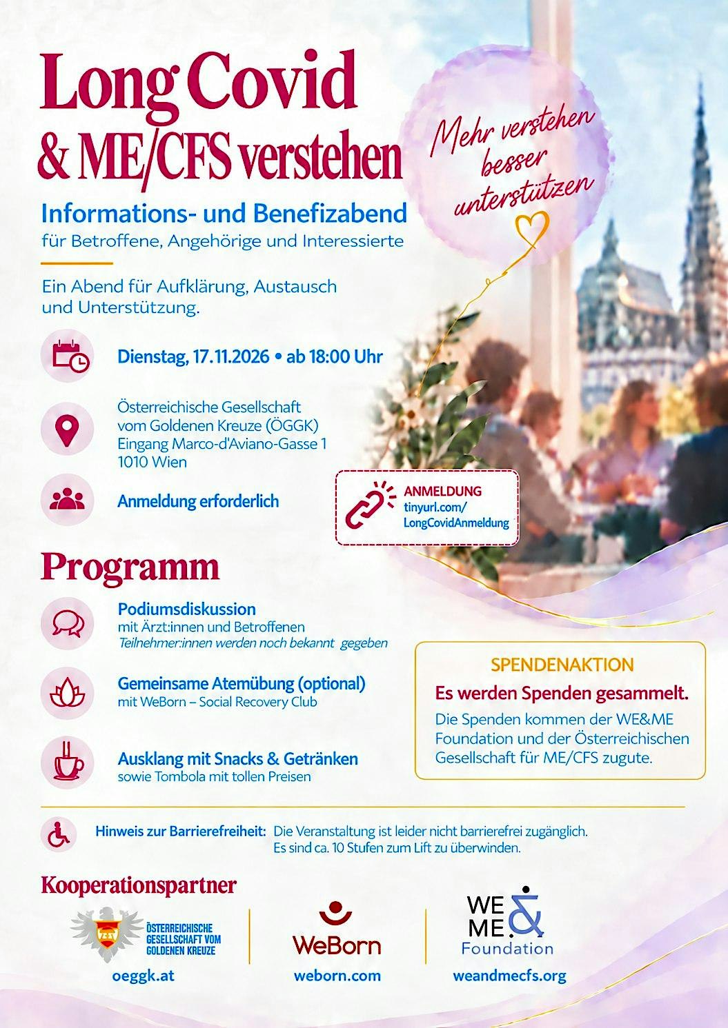 ME/CFS und Long Covid verstehen - Benefizabend
