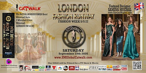 London | Fashion Week Luxury Gala | SMGlobal Catwalk Runway Show