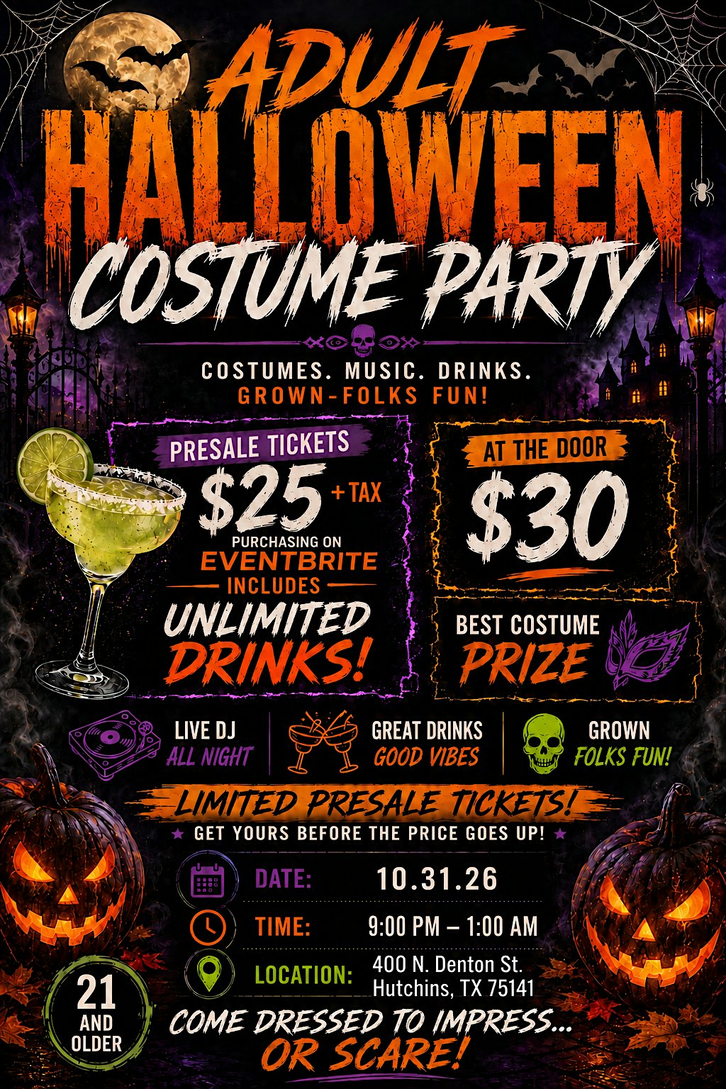 Halloween  After Dark:  Adult Halloween Costume Party