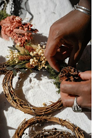 Botanical Wreath Making
