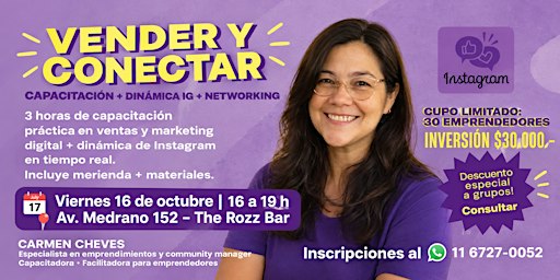 TALLER VIVENCIAL VENDER Y CONECTAR PARA EMPRENDEDORES