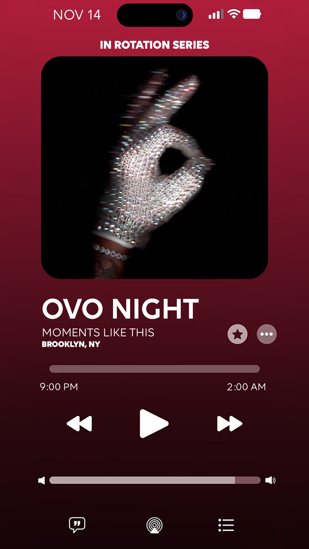 Moments Like This Presents
In Rotation Series: 
Vol 001 OVO & Friends