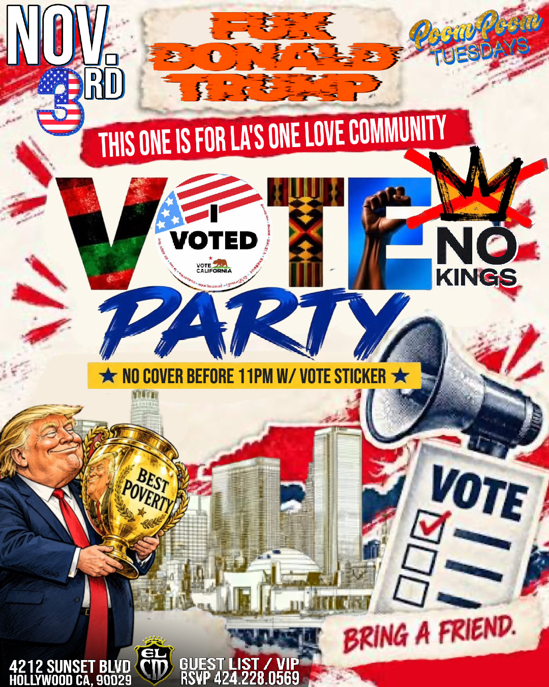 No KiNGS!!! The V0TE PARTY