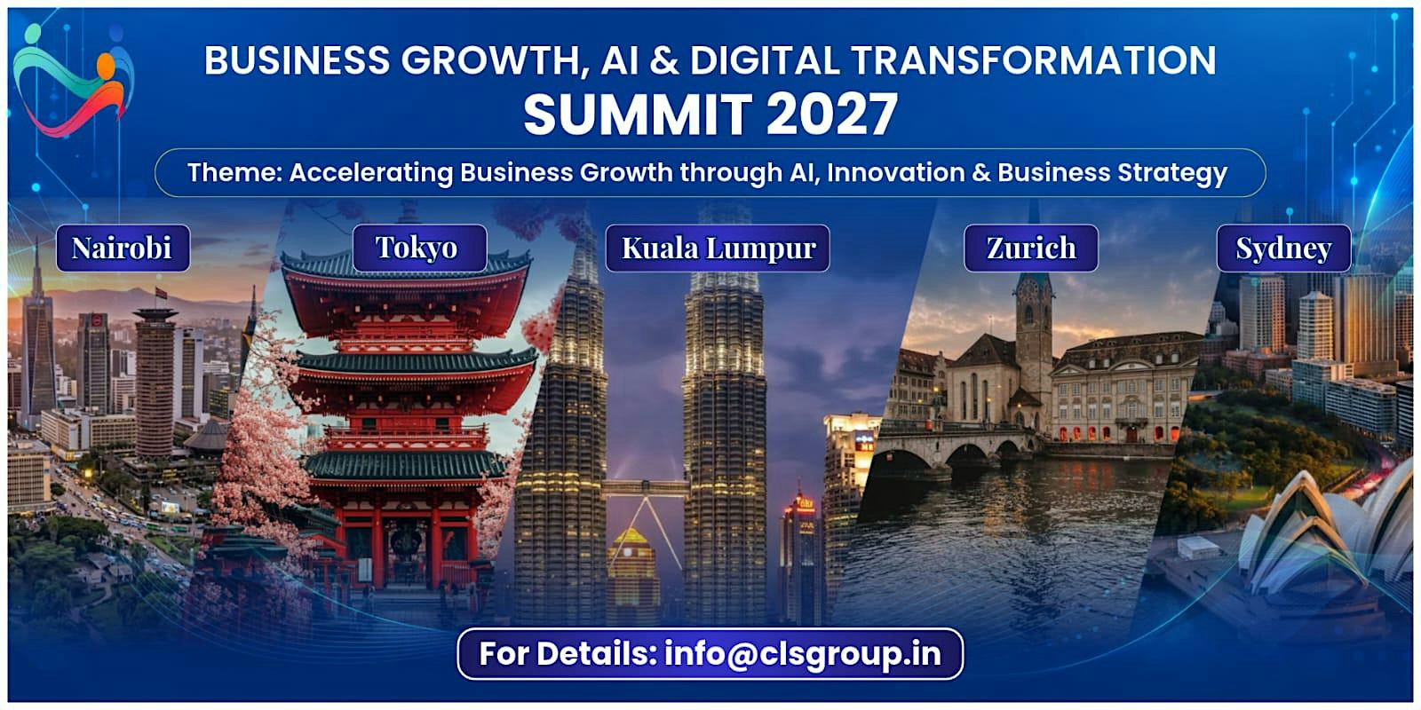 Business Growth, AI & Digital Transformation Summit 2027
