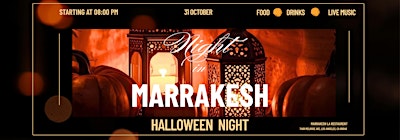 A Night in Marrakech — Moroccan Halloween Celebration