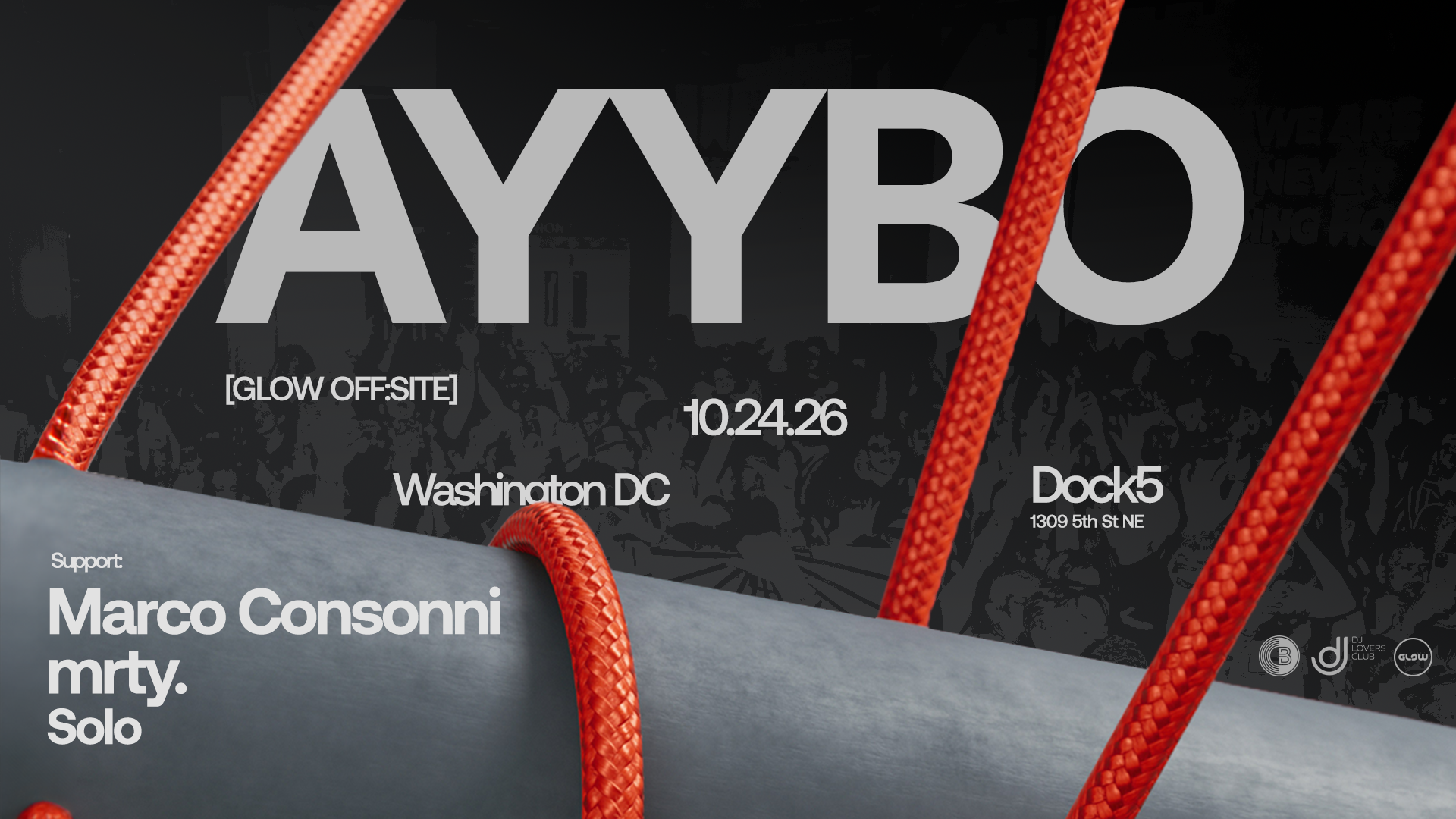 [GLOW OFF:SITE] - AYYBO with Marco Consonni, mrty., Solo