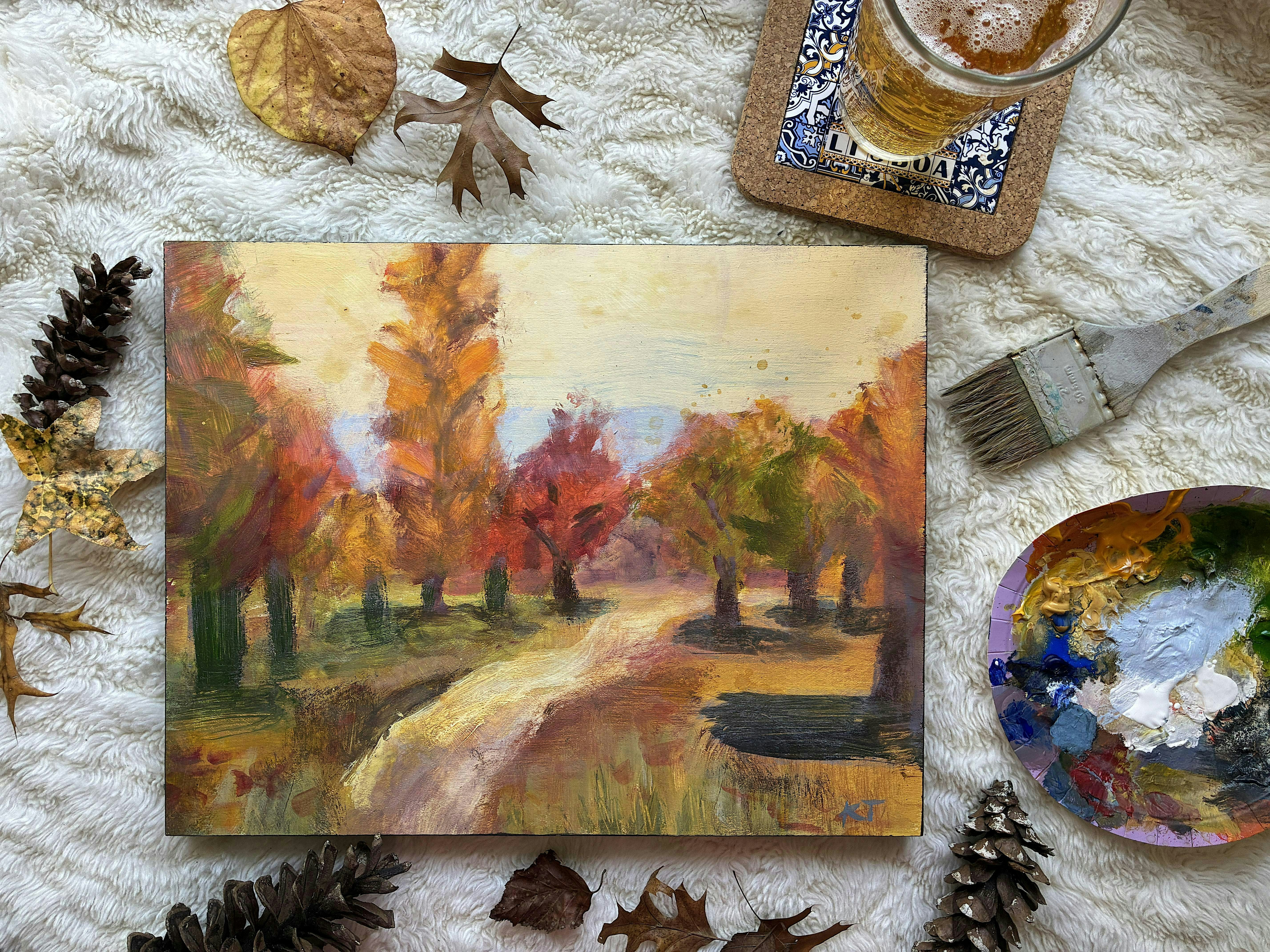 Fall Landscape Paint & Sip