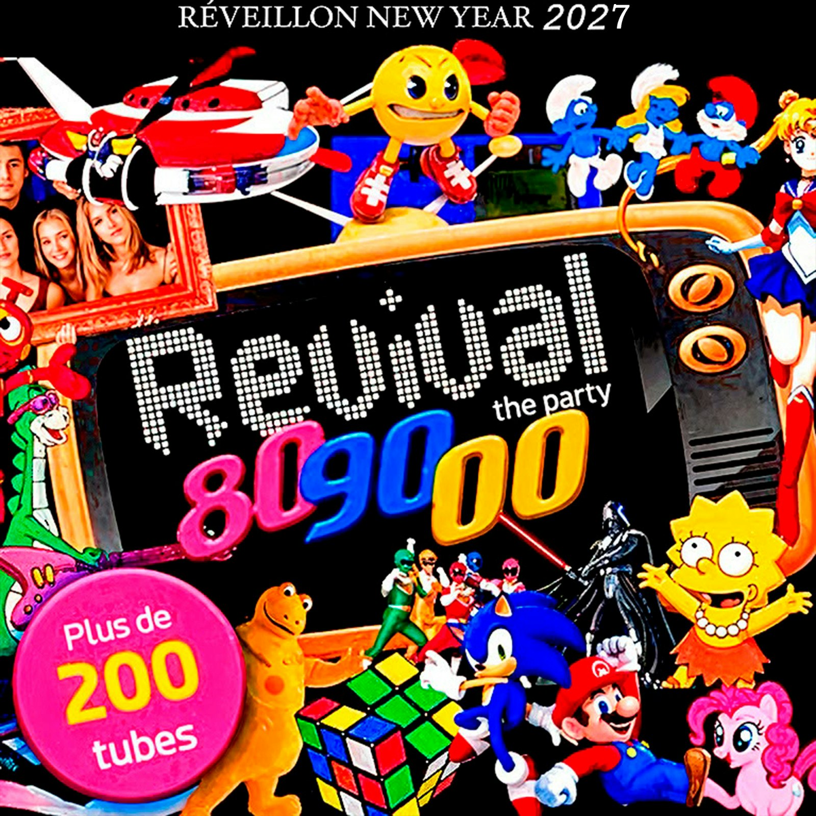 Réveillon Revival années 80 90 00 new year 2027