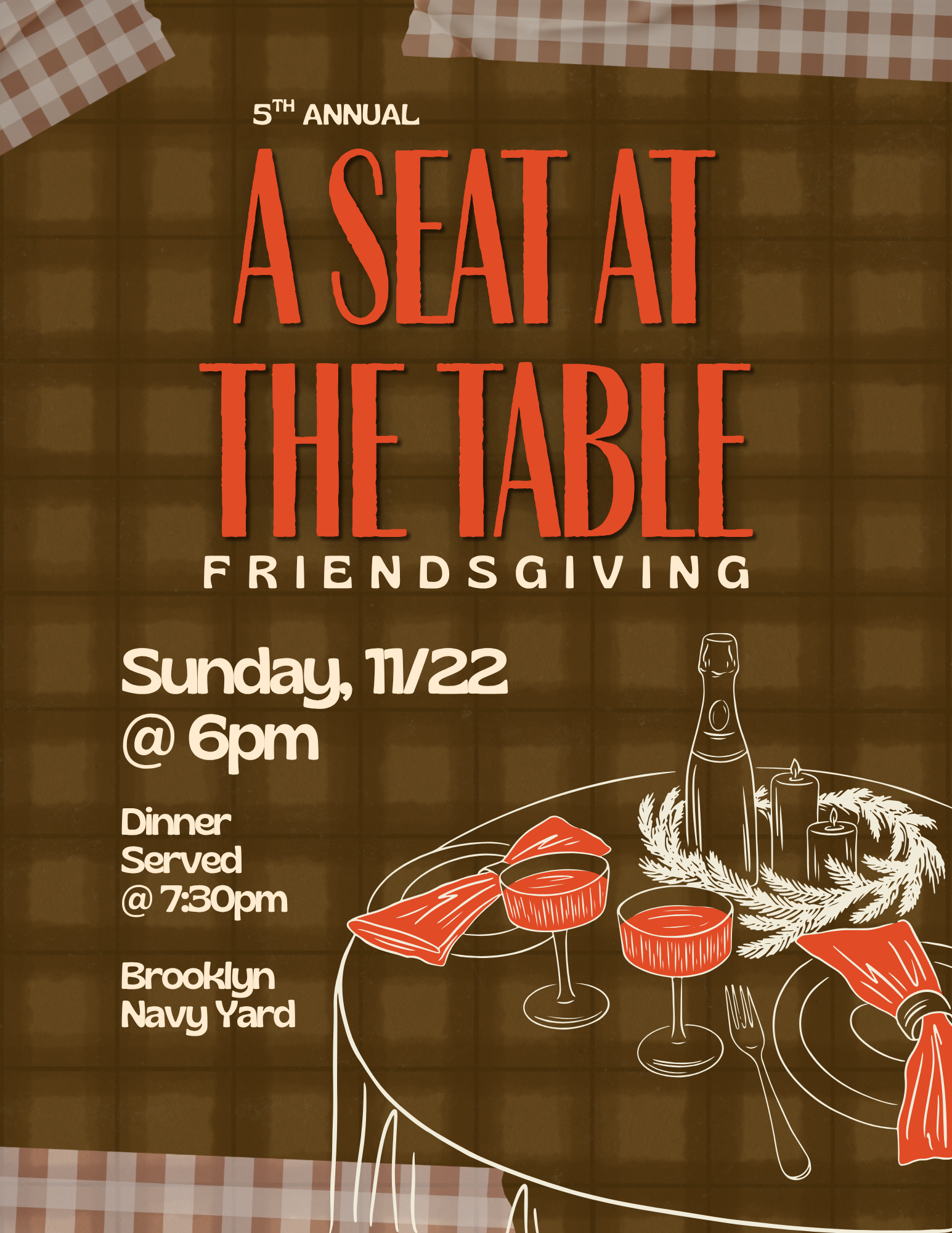 “A Seat At The Table” Friendsgiving