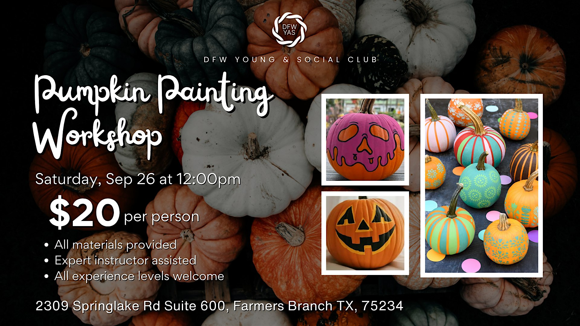 Pumpkin Painting Workshop