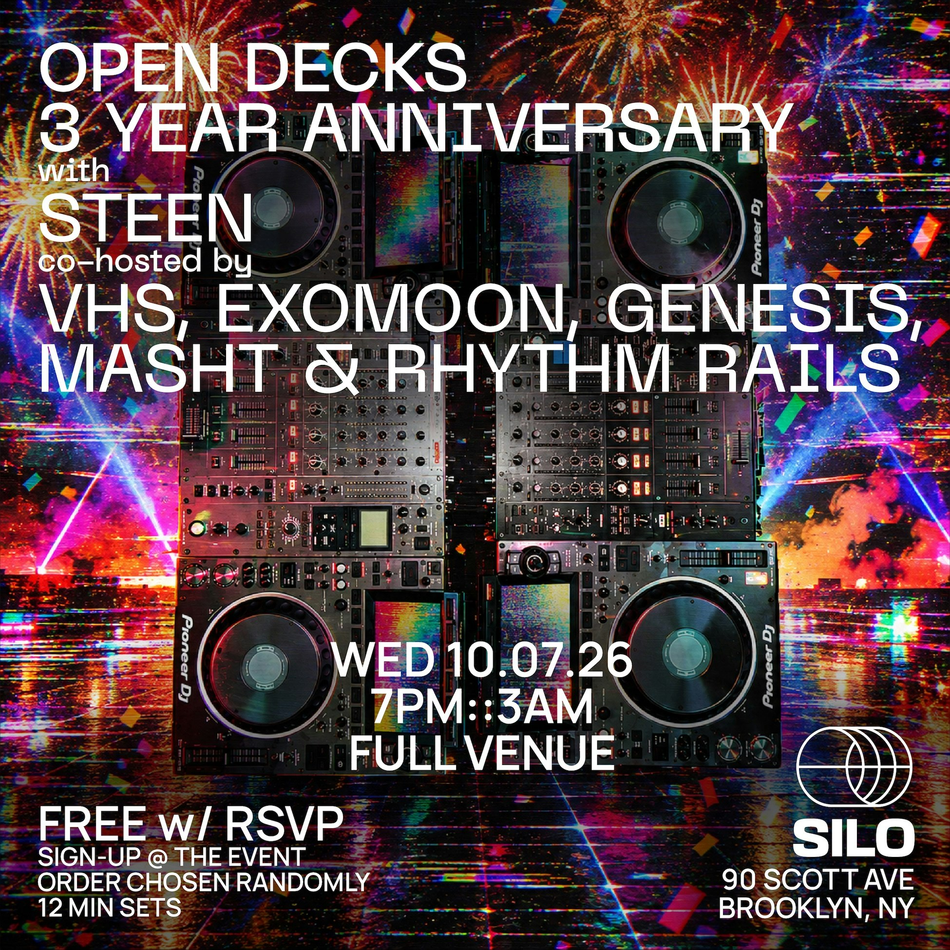 Open Decks with STEEN - 3 YEAR ANNIVERSARY [Full Venue Edition]