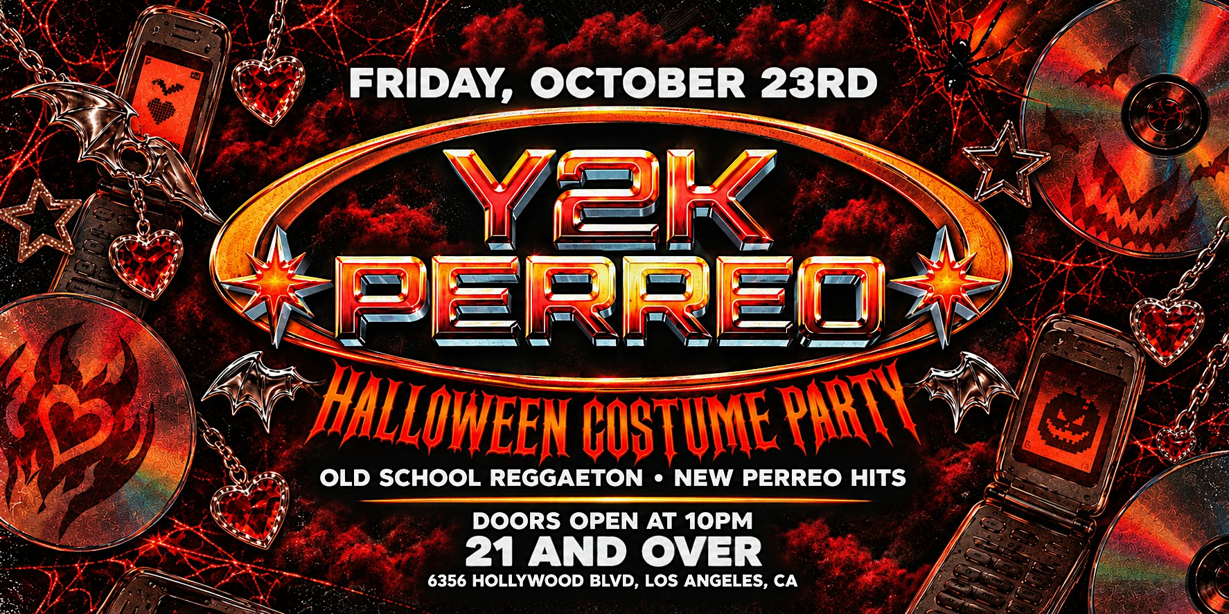 Y2K Perreo Halloween Costume Party Los Angeles | 2000s Reggaeton All Night