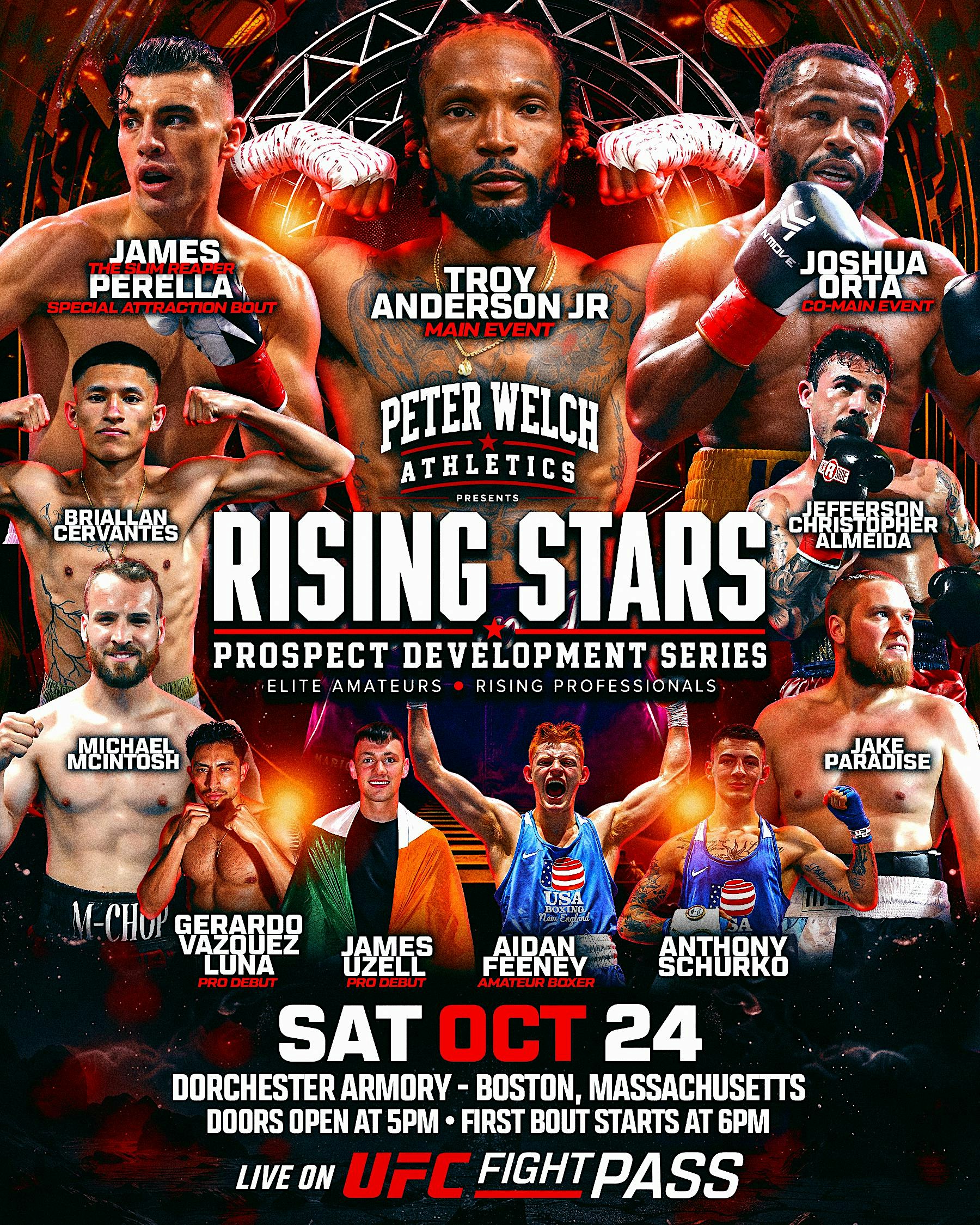 Peter Welch Athletics Presents Rising Stars of Boxing Series