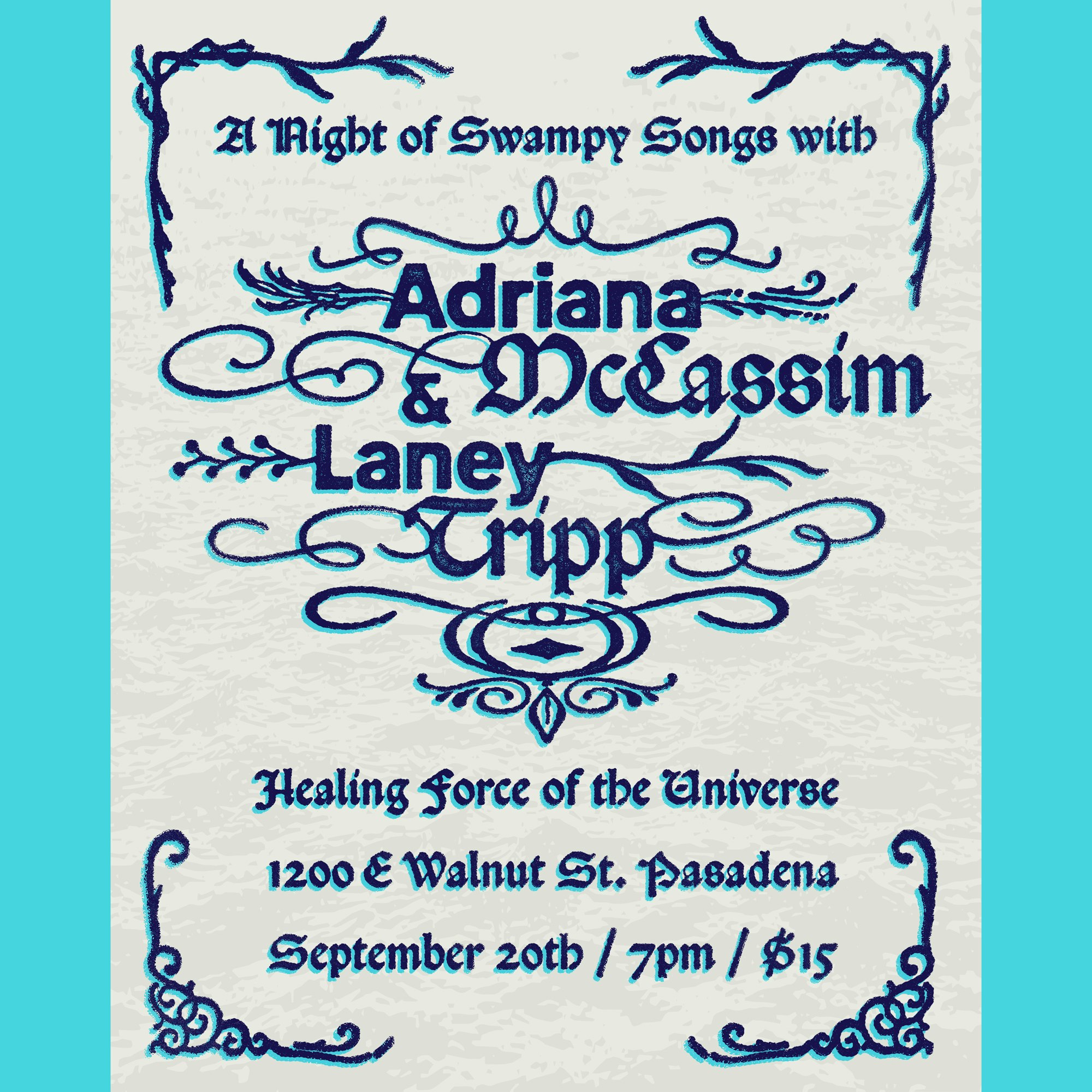 Swampy Songs w Laney Tripp + Adriana McCassim
