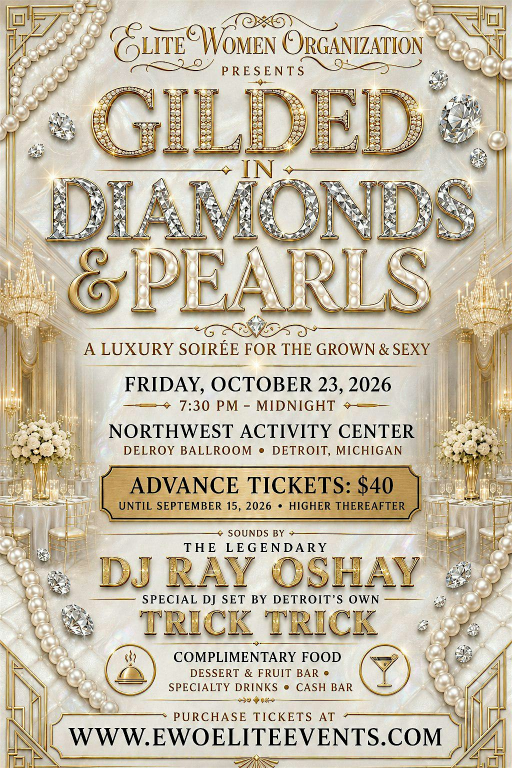 GILDED in Diamonds & Pearls
