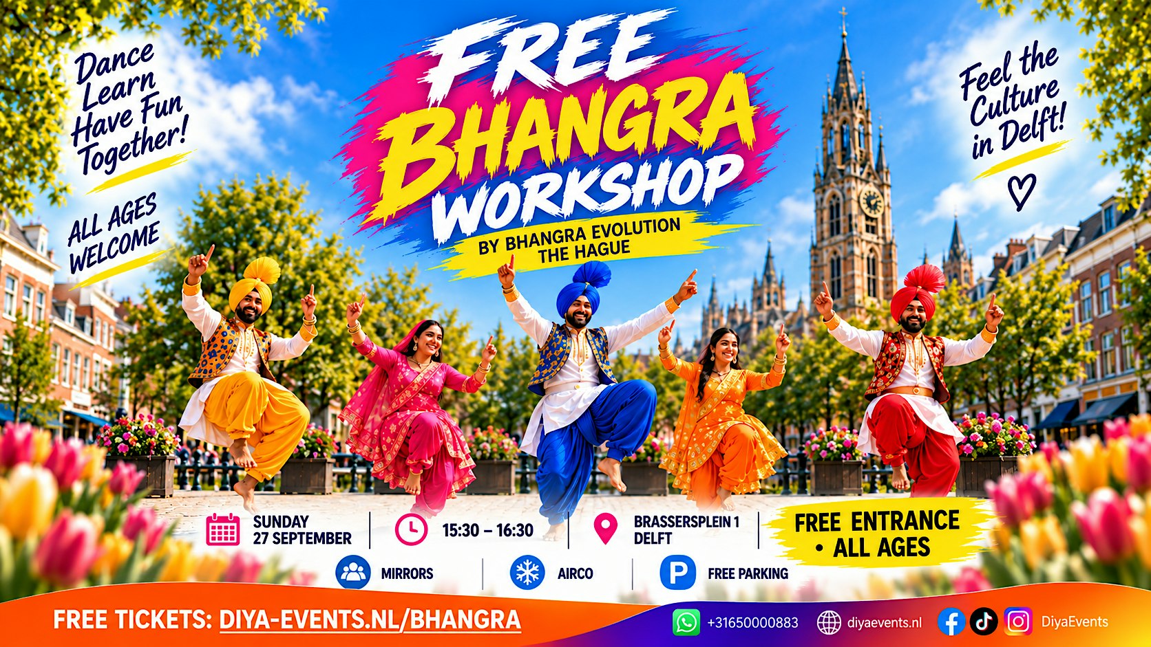 Free Bhangra Workshop – by Bhangra Evolution The Hague