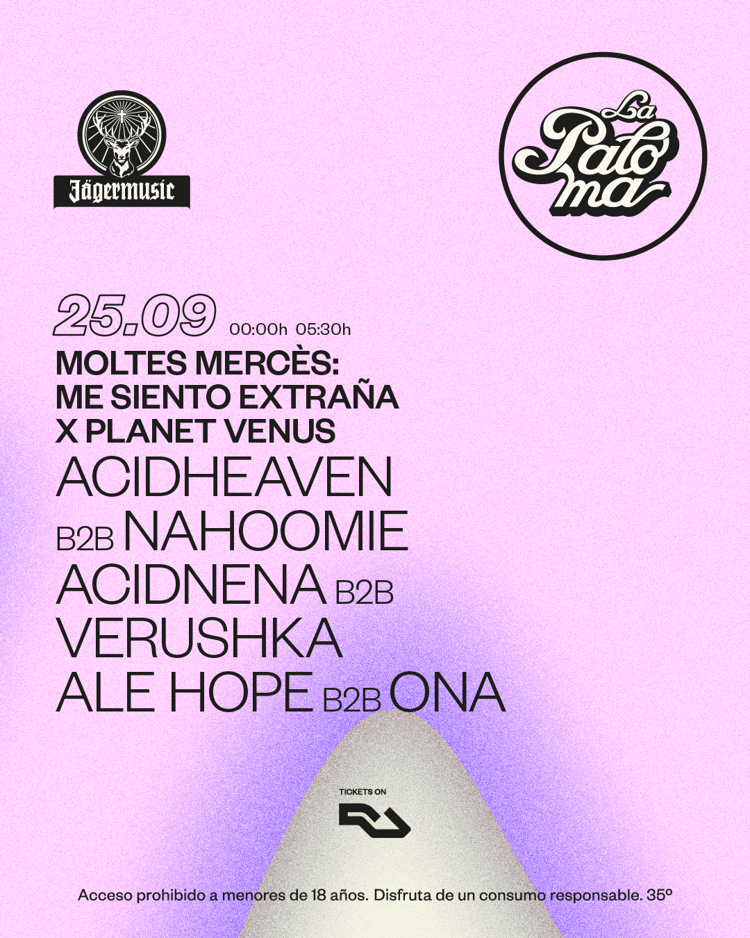 La Paloma presents Moltes Mercès: Me Siento Extraña x Planet Venus