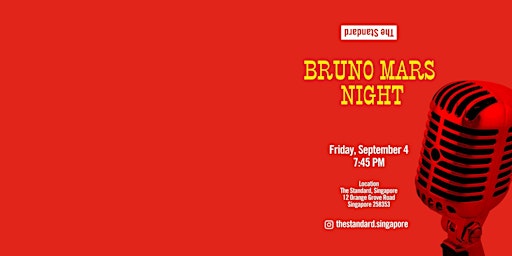 Not Your Standard Bingo: Bruno Mars Karaoke Night