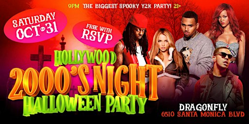 2000s HALLOWEEN PARTY @ DRAGONFLY HOLLYWOOD