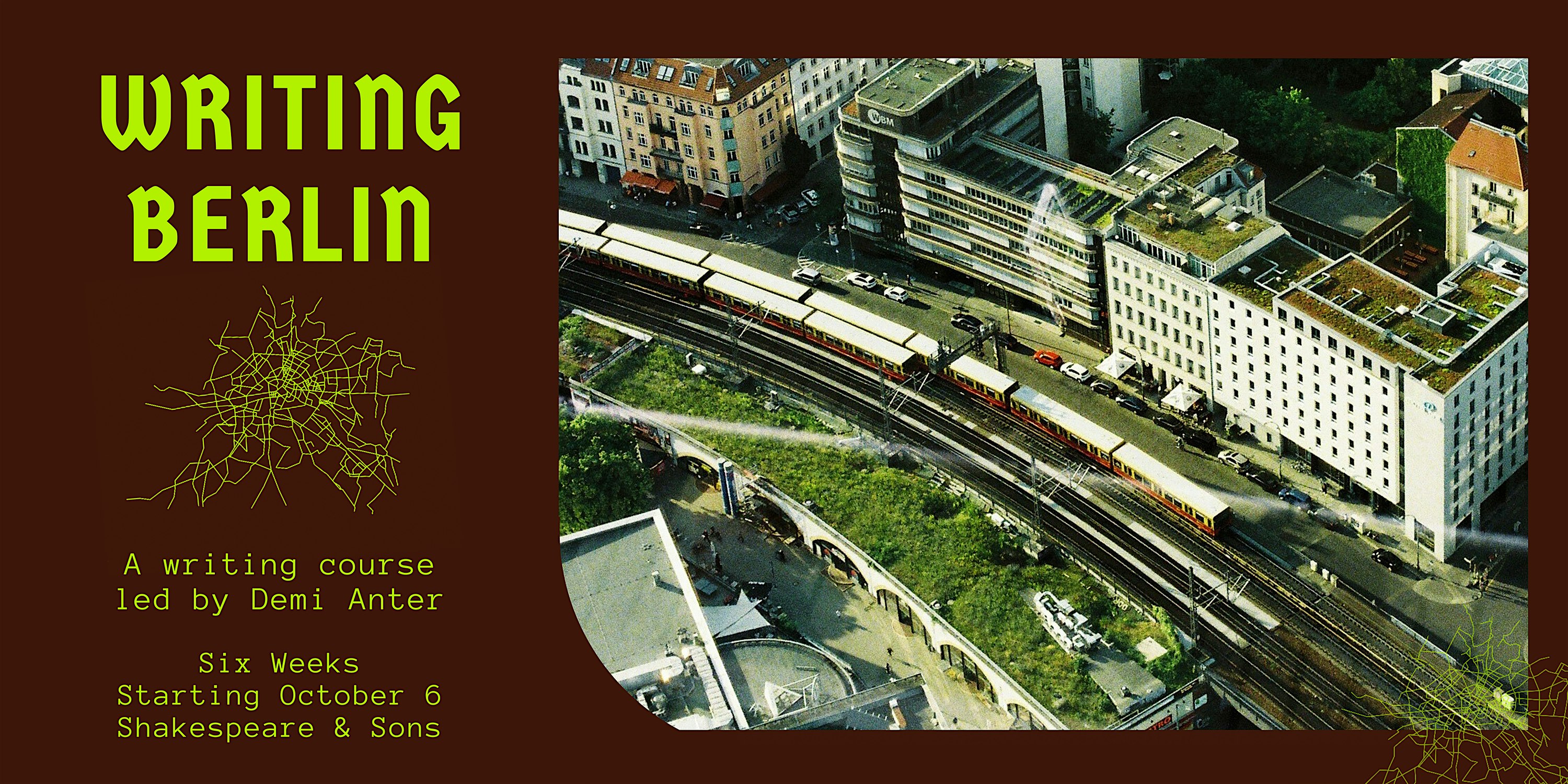 Writing Berlin: 6-Week Creative Writing Course