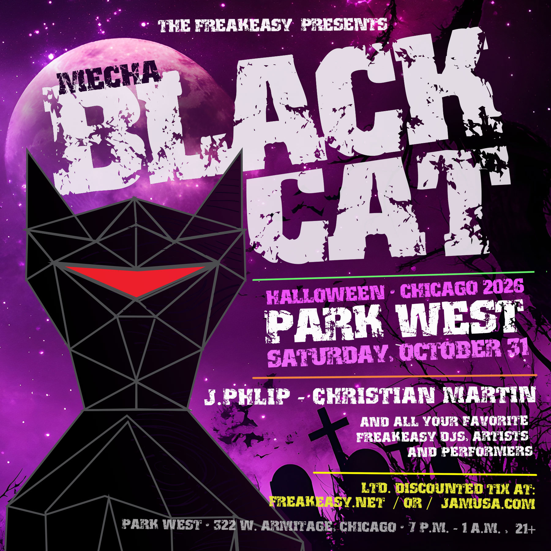 Freakeasy Mecha Black Cat