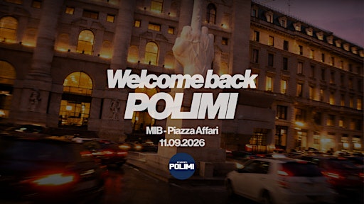 Welcome Back POLIMI