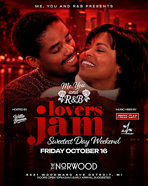 Me, You and R&B Sweetest Day Weekend Lovers Jam