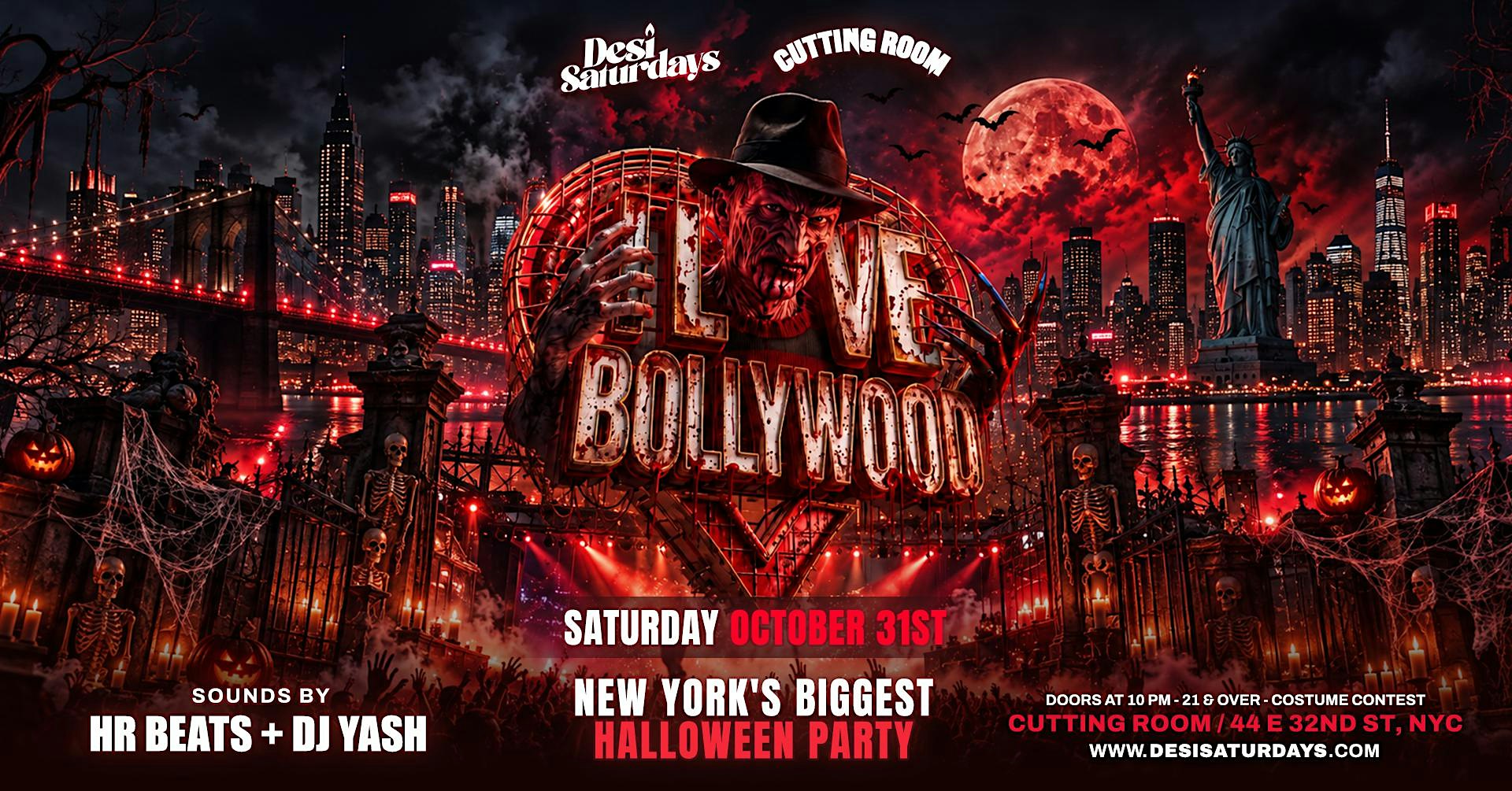 BOLLYWOOD AFTER DARK : NYC'S BIGGEST DESI HALLOWEEN PARTY