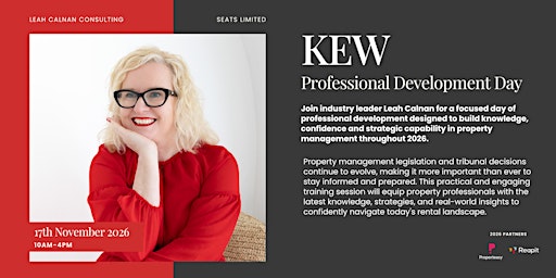 KEW |  Professional Development Training Day for Property Managers