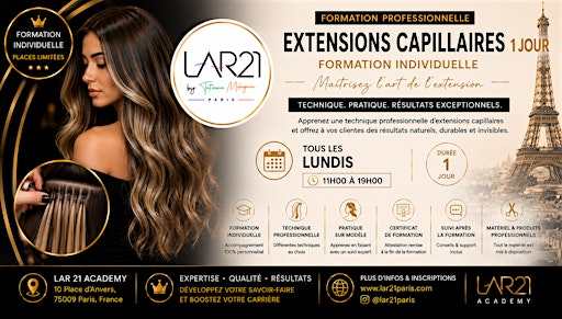 Formation Balayage Professionnel 1  Jour à Paris | LAR 21 Academy