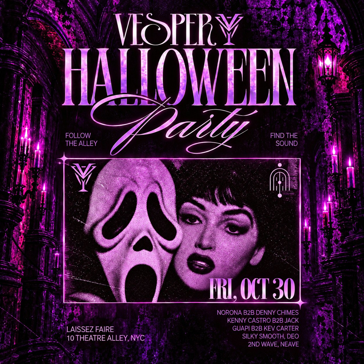 Vesper Halloween at Laissez Faire
