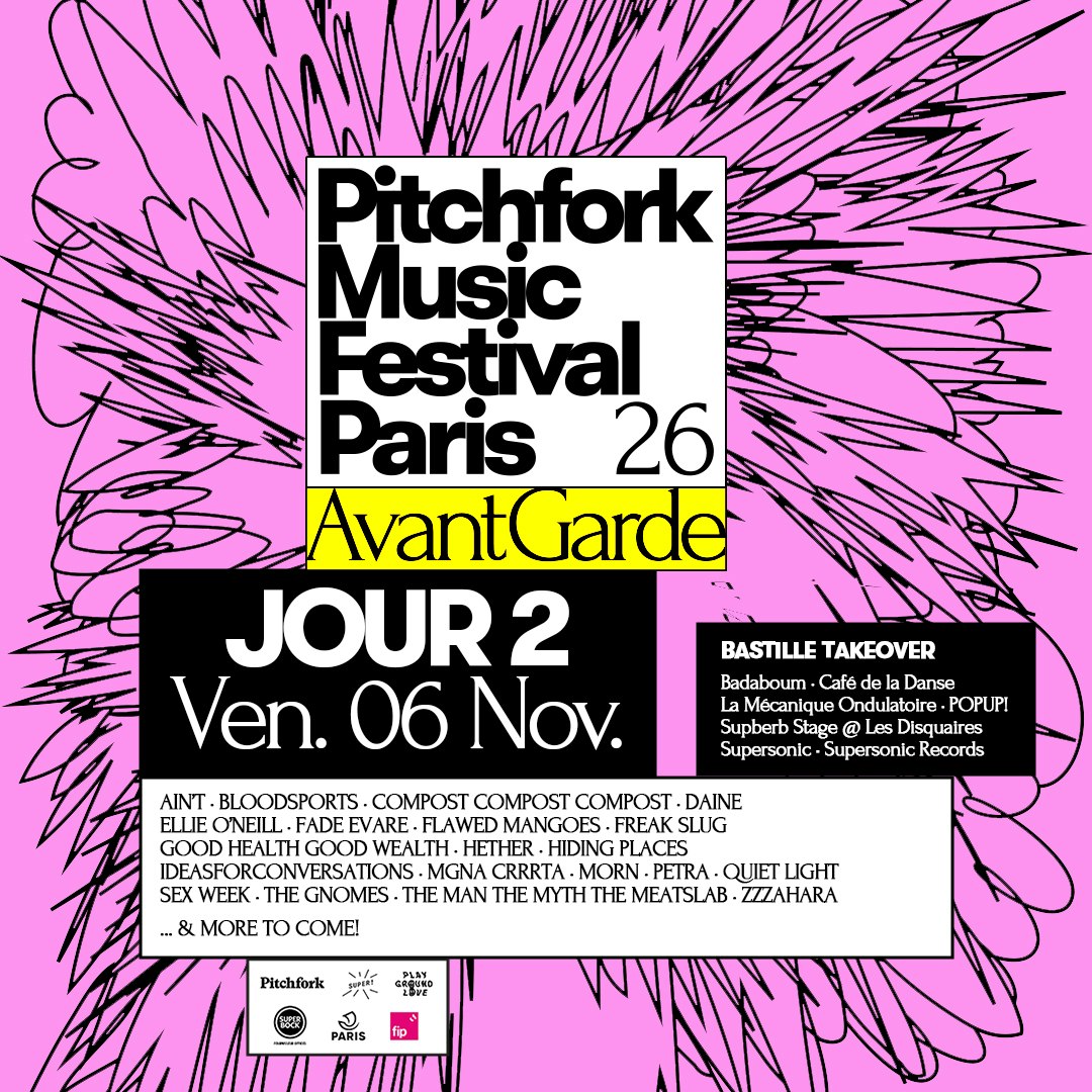JOUR 2 - Pitchfork Avant-Garde 2026