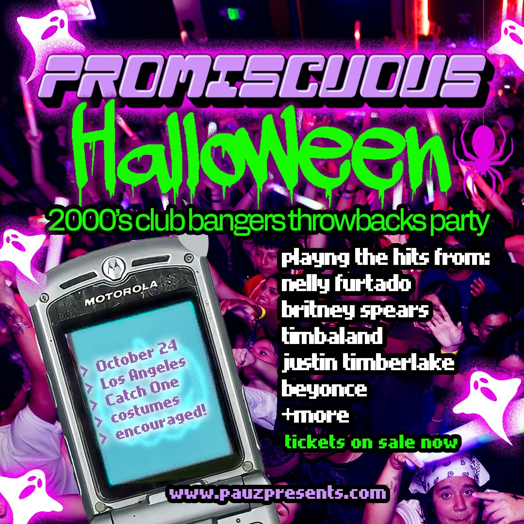 PROMISCUOUS HALLOWEEN: A SPOOKY 2000's CLUB BANGERS THROWBACKS PARTY