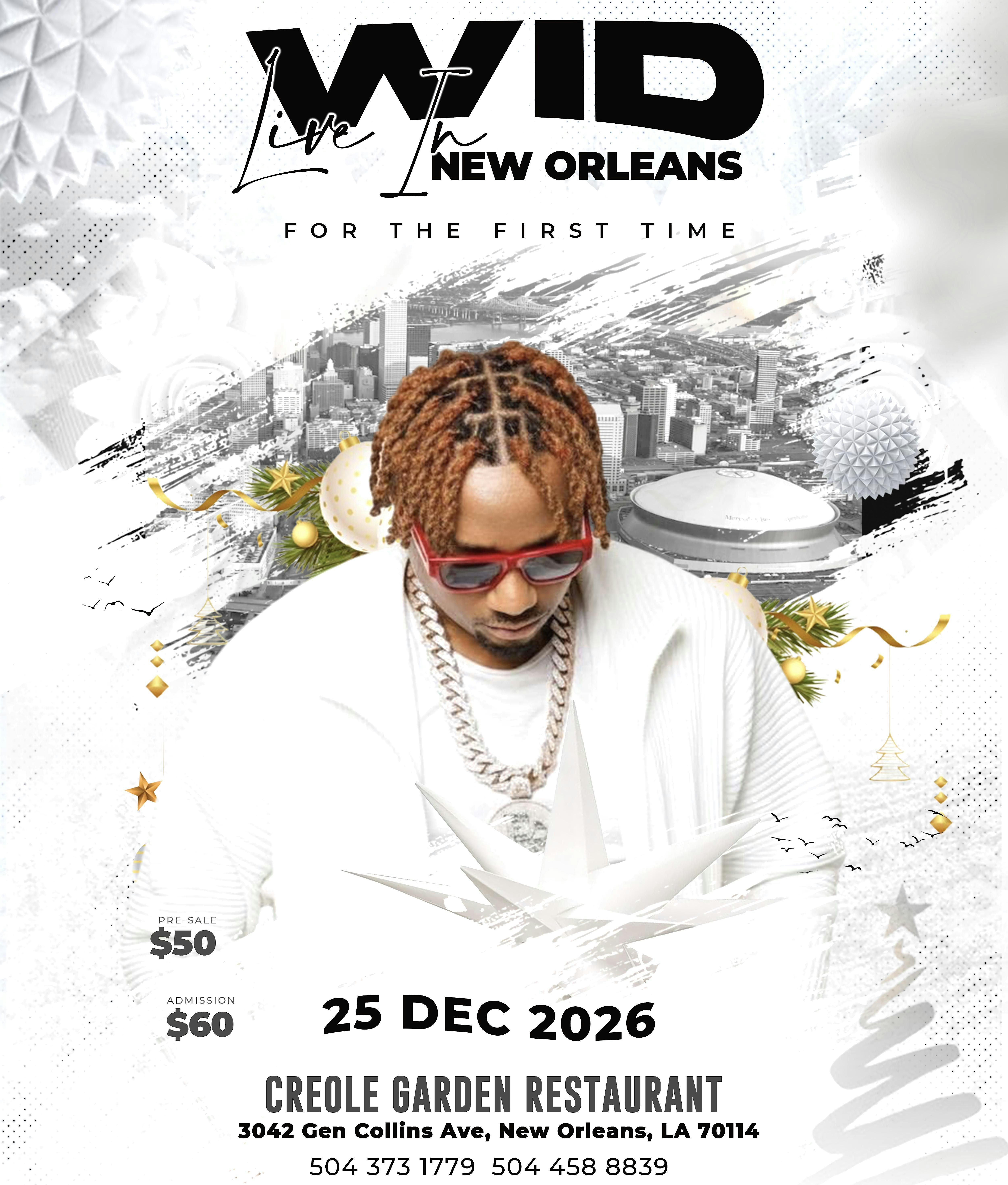 ALL WHITE AFFAIR WID LIVE FOR THE FIRST TIME IN NEW ORLEANS