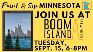 September 15 Paint & Sip at Boom Island Brewing Co.