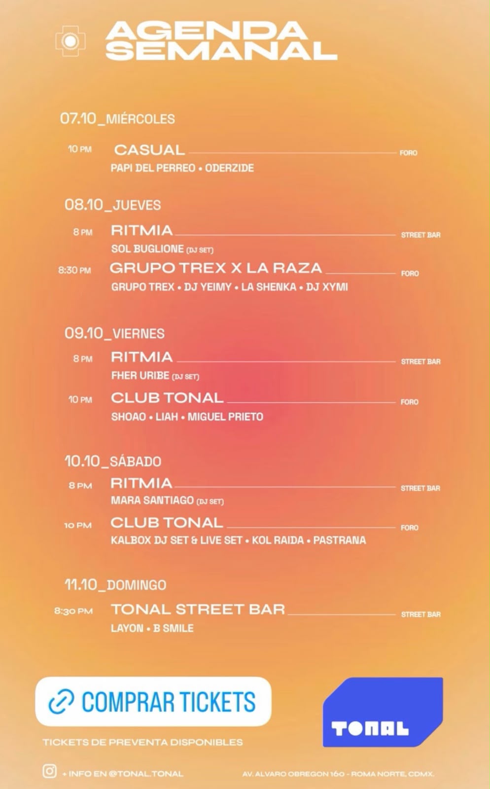 Agenda Semanal
