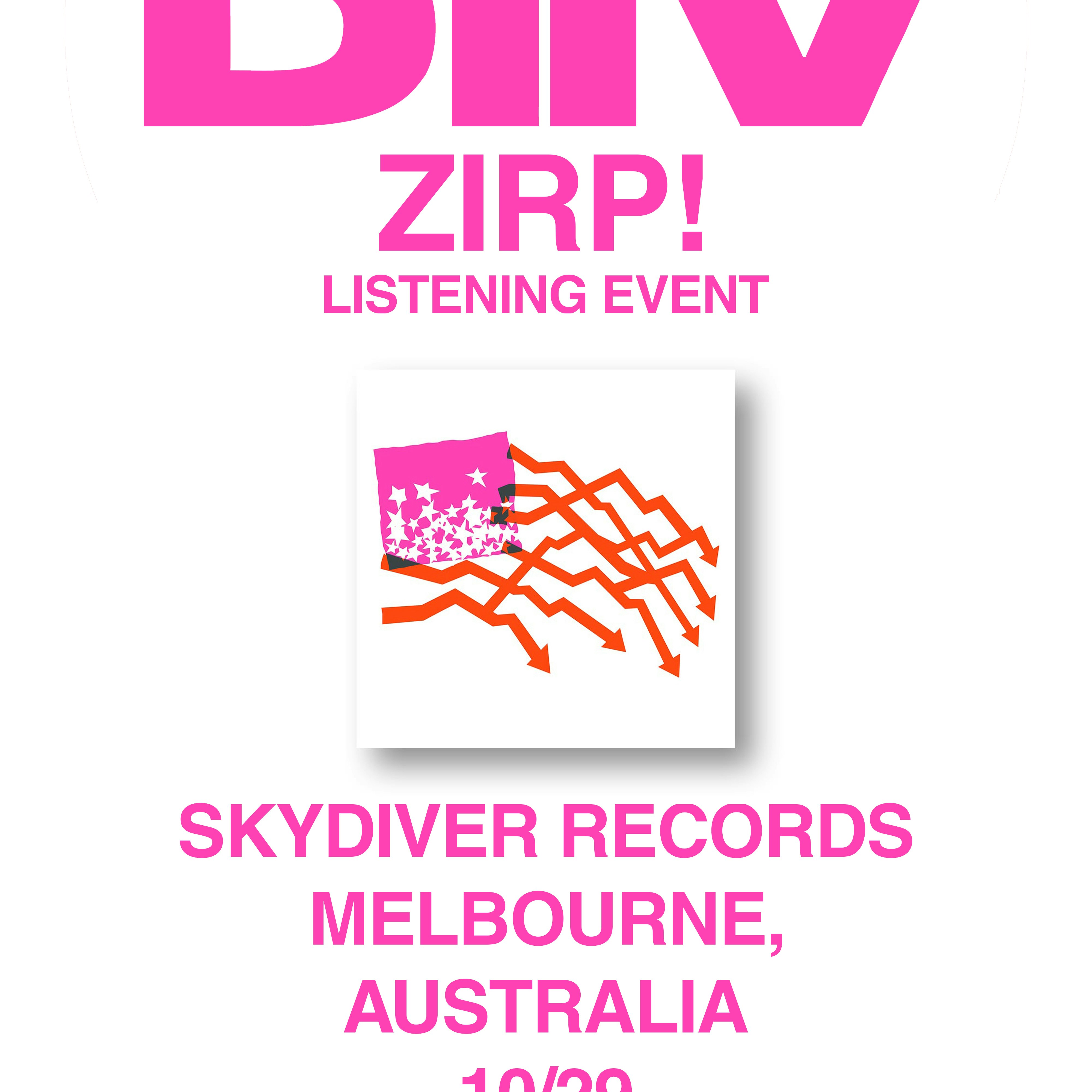 DIIV ZIRP! Album Listening