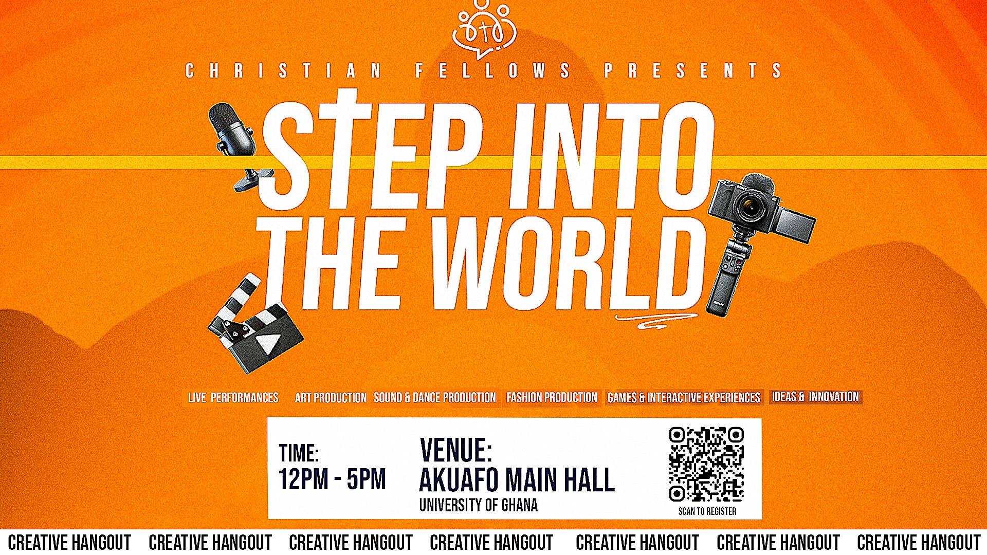STEP INTO THE WORLD - #Created2Create