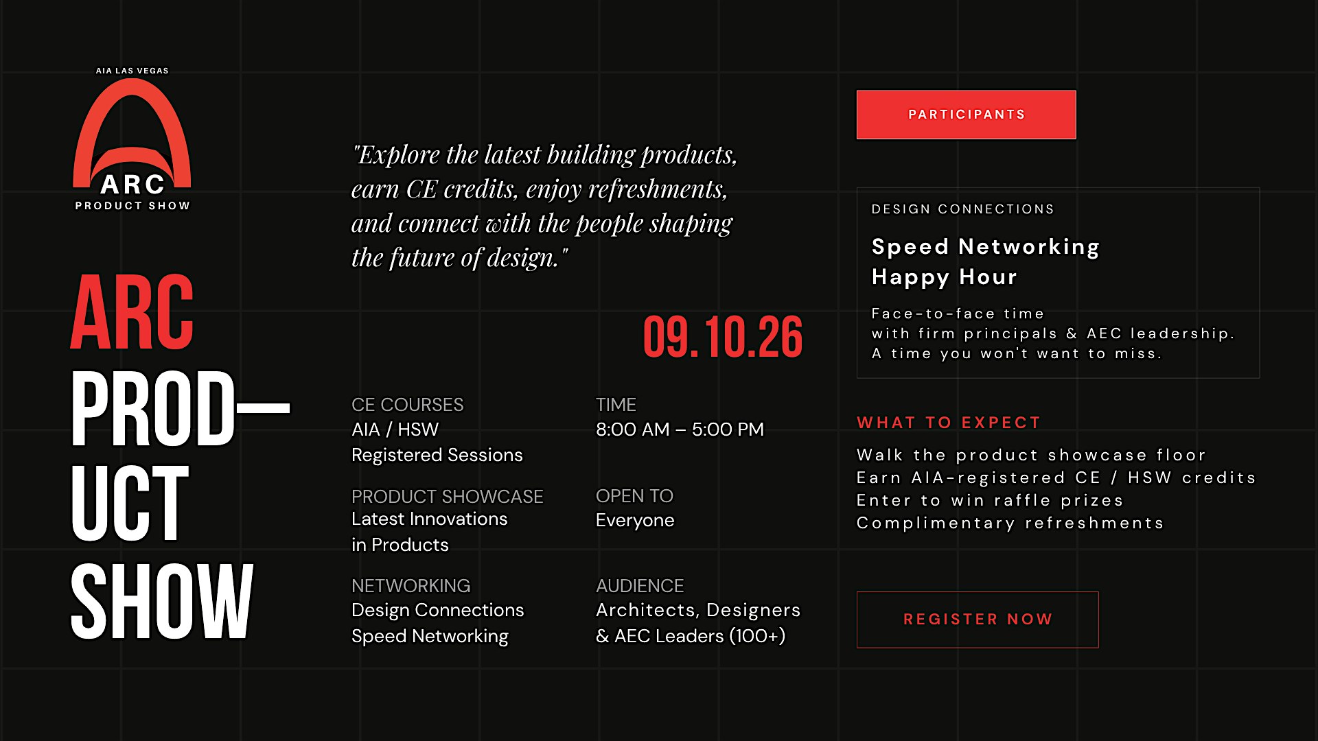 ARC Product Show 2026: Participants