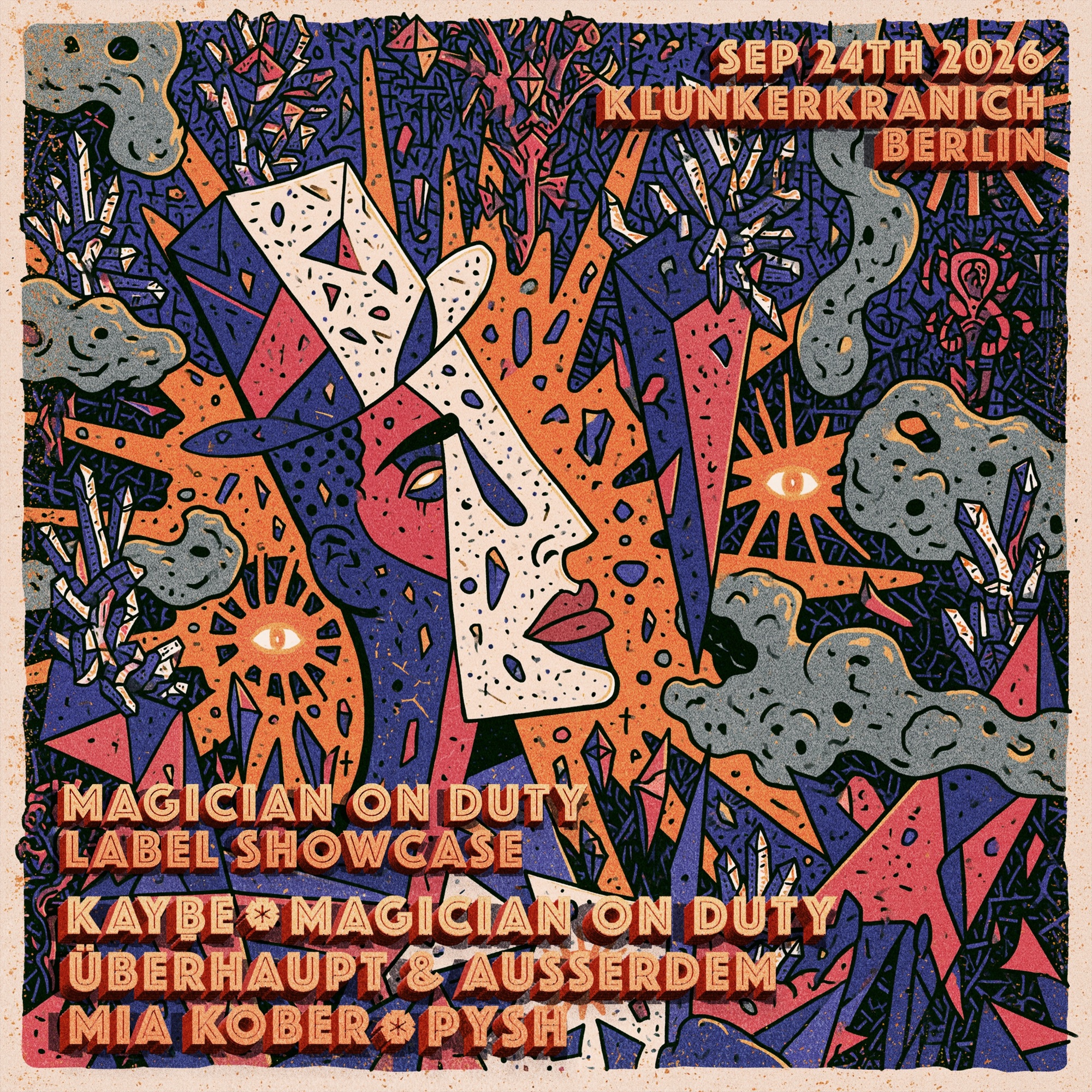 Magician On Duty LABEL SHOWCASE w. Mia Kober, Überhaupt & Außerdem, Pysh, Magician On Duty