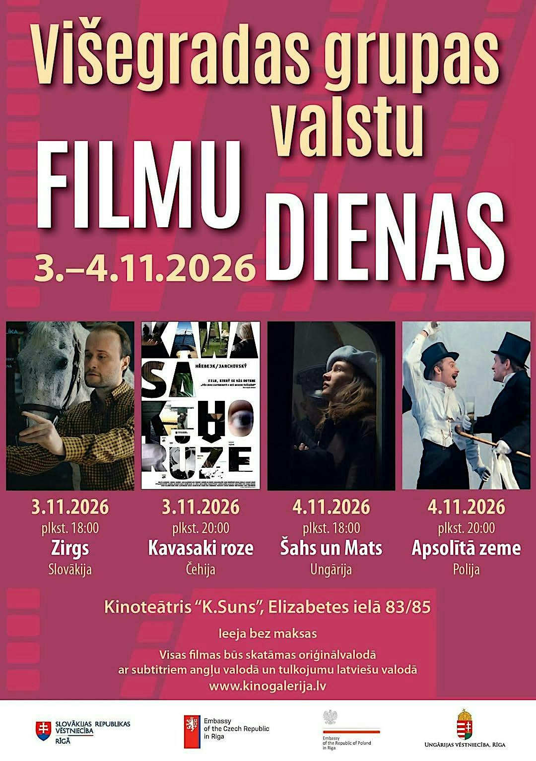 Višegradas grupas valstu filmu dienas. UNGĀRIJA