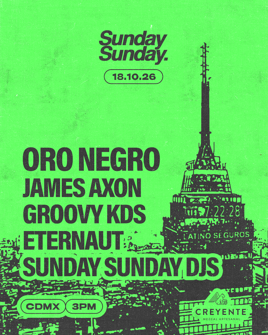 Sunday Sunday CDMX: 18.10.26