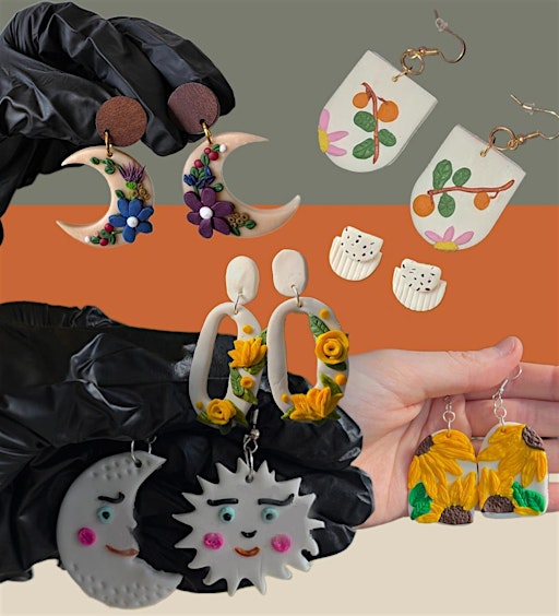BRSHES, Clay Earring Making  Workshop - Autumn Inspired! Glasgow