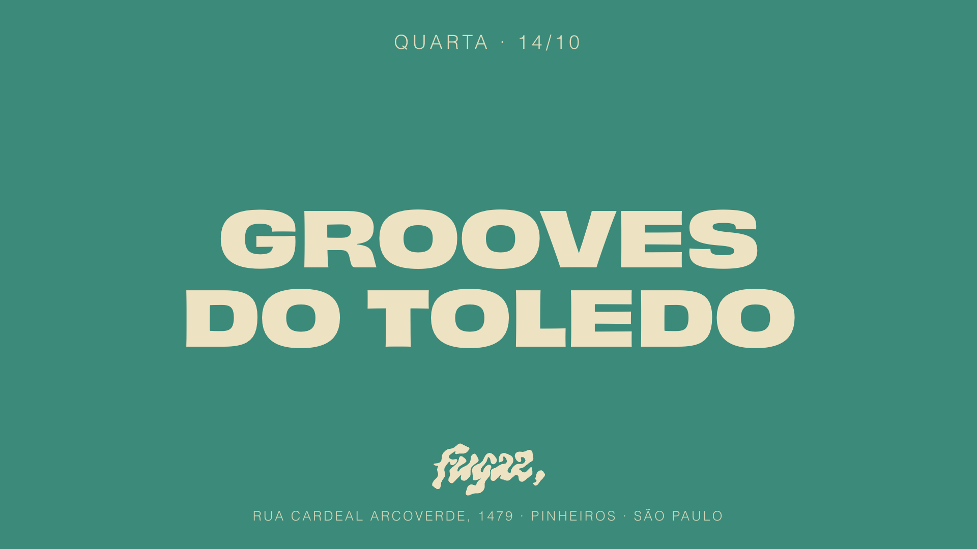 Fugaz recebe Grooves do Toledo