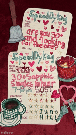 Speed Dykeing: A 30+ Sapphic Singles Mixer 💌🍸