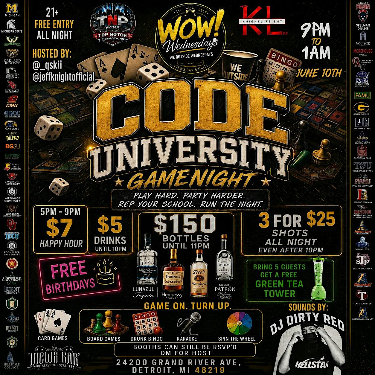 WOW! Wednesdays @ Views Bar & Grill