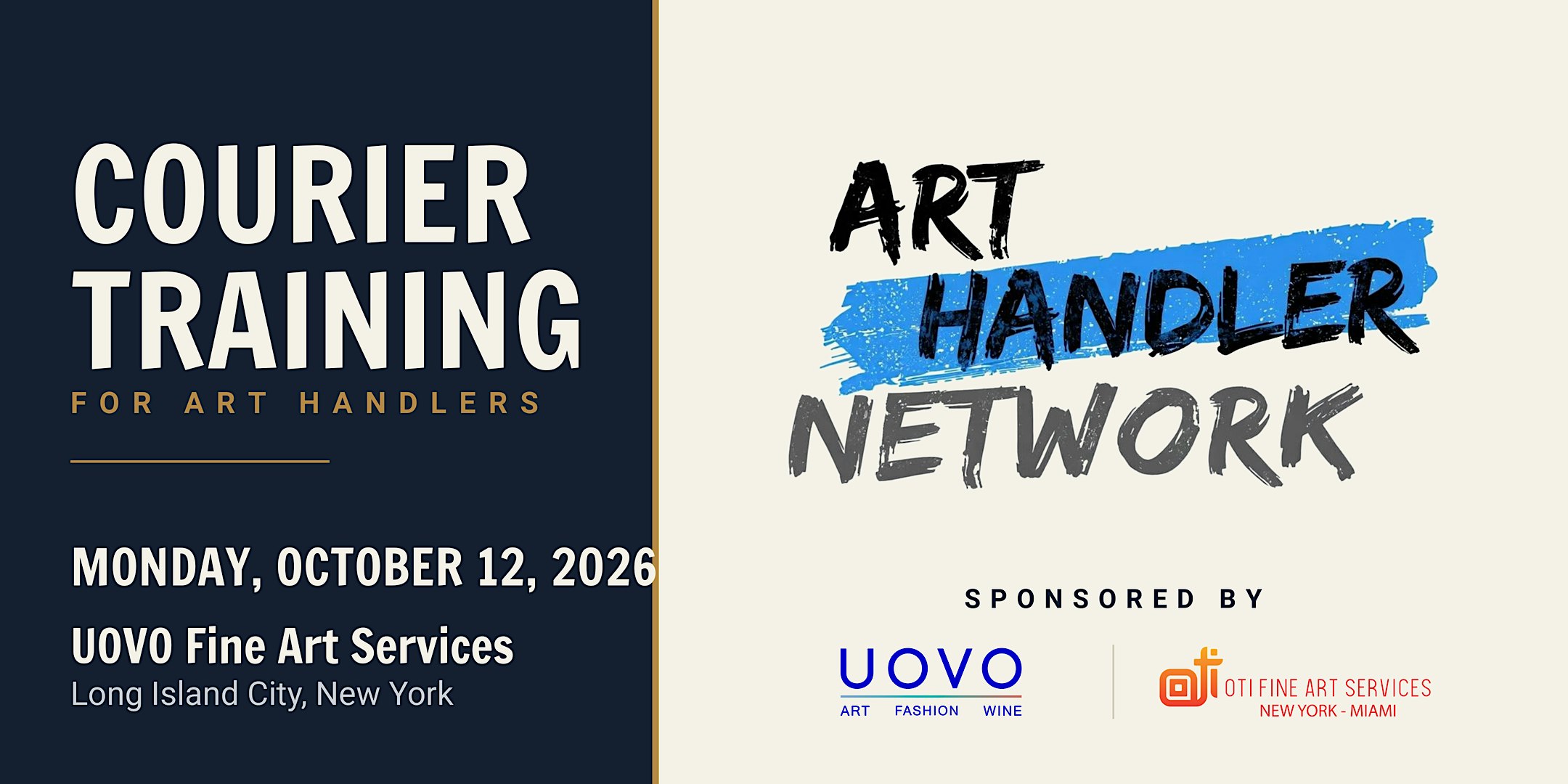 Courier Training for Art Handlers