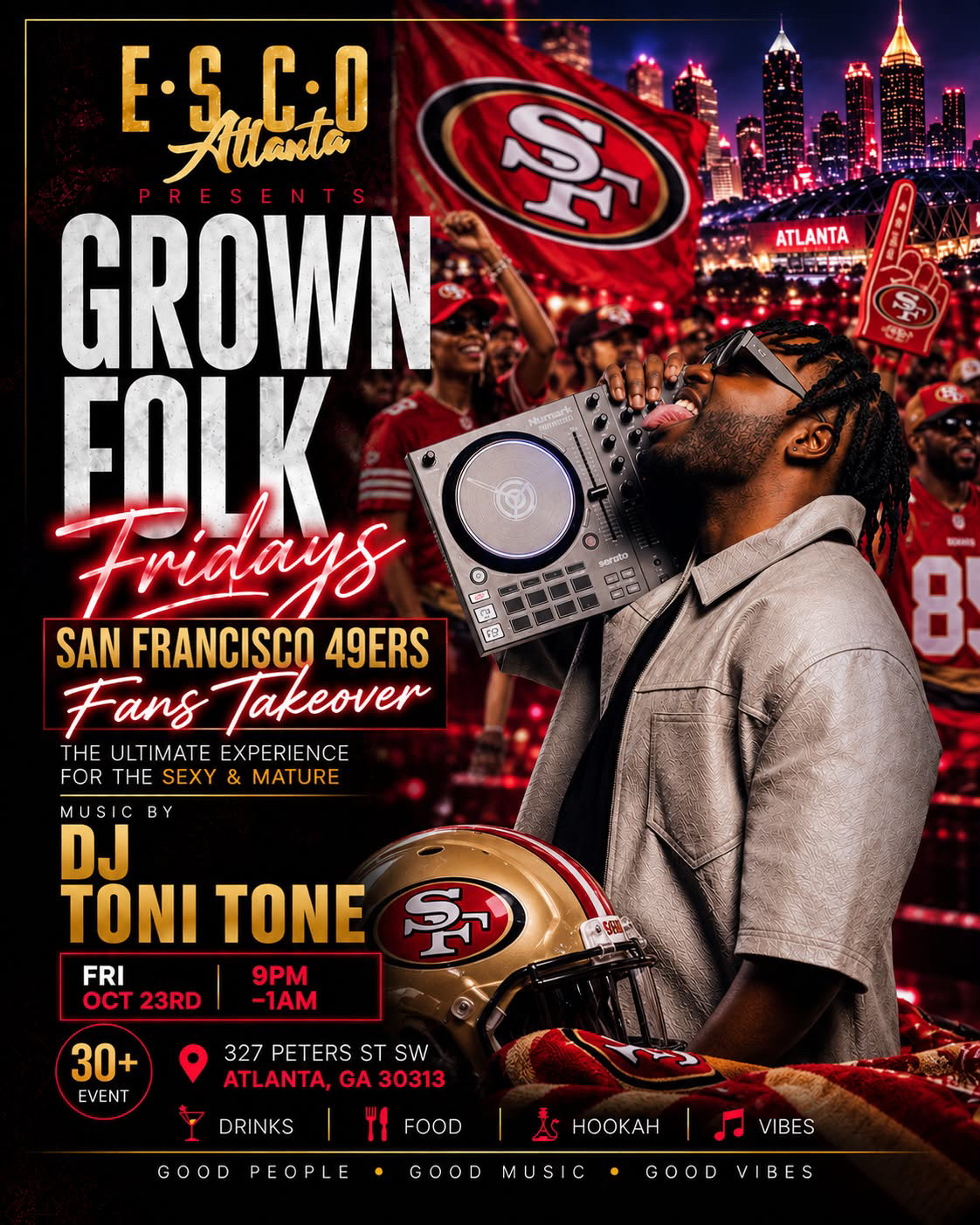 Grown Folk Fridays: San Francisco 49ers Fans Takeover 🏈